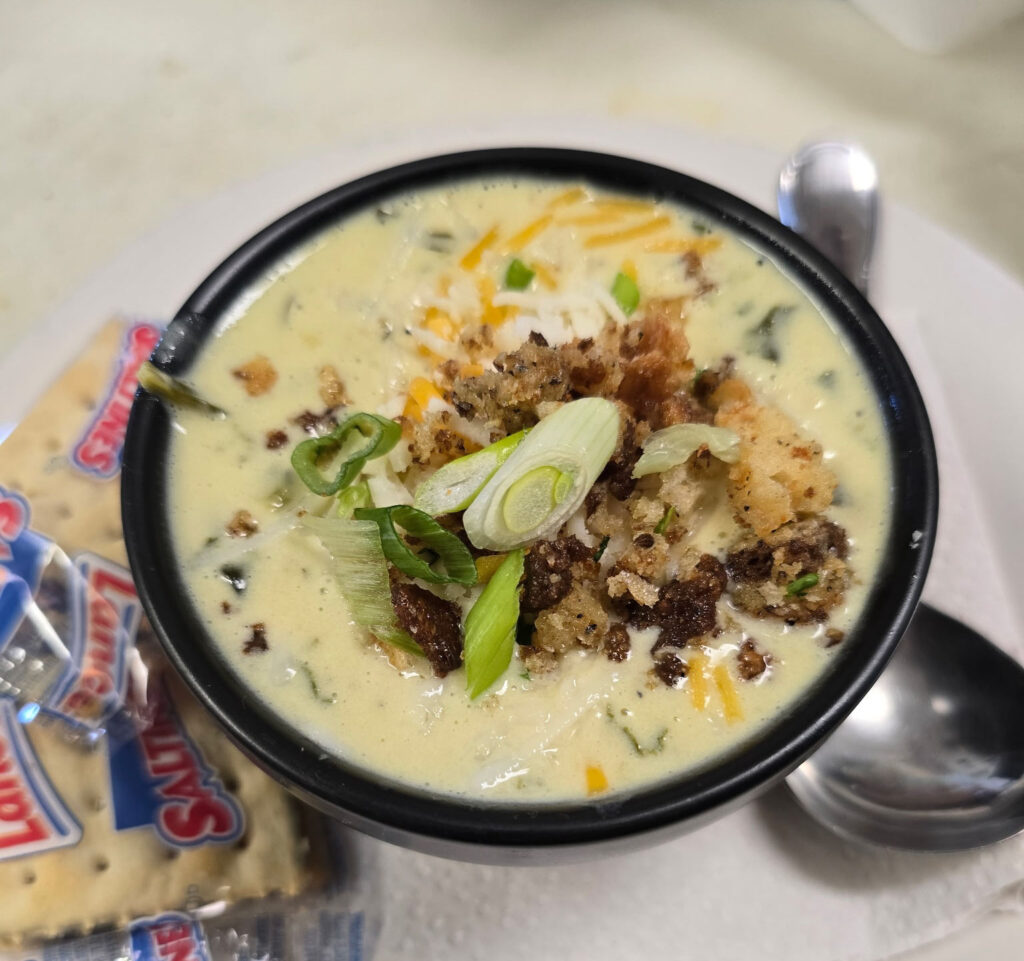 Fish Chowder from Over the Waterfront Restaurant